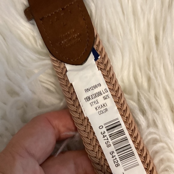 Saddlebred Tan / Brown Belt size 38/40 brand new comfort stretch - Picture 5 of 12